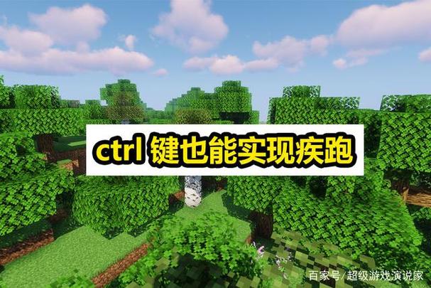 我的世界java版怎么开疾跑