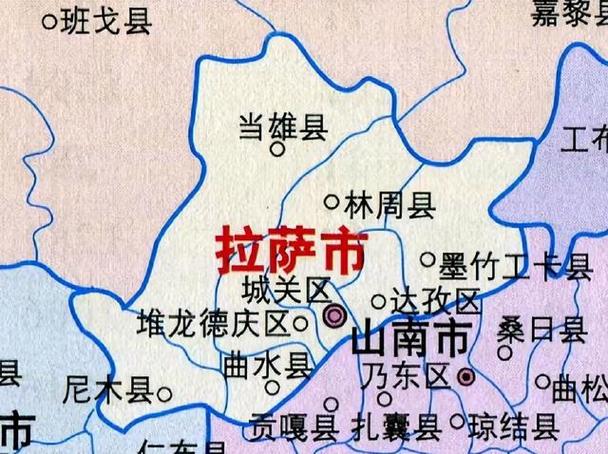 拉萨市地图