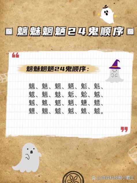 魑魅魍魉魈魃魋 七煞