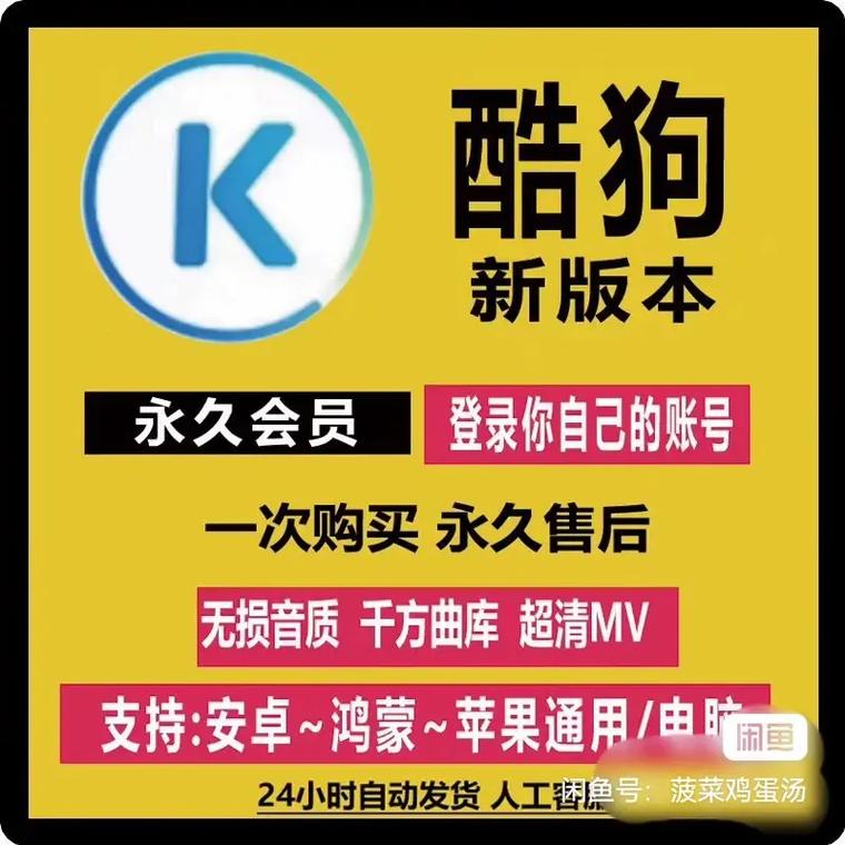酷狗音乐车机版破解永久VIP永久会员版