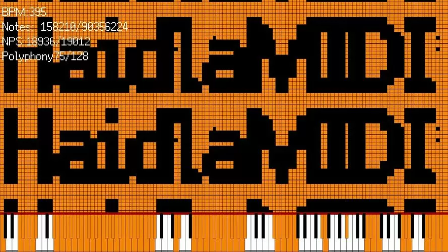 黑乐谱超声波音符画
